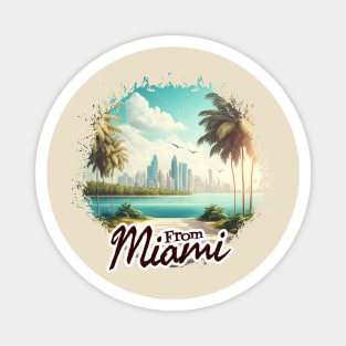 Miami Beach Gift Ideas Magnet